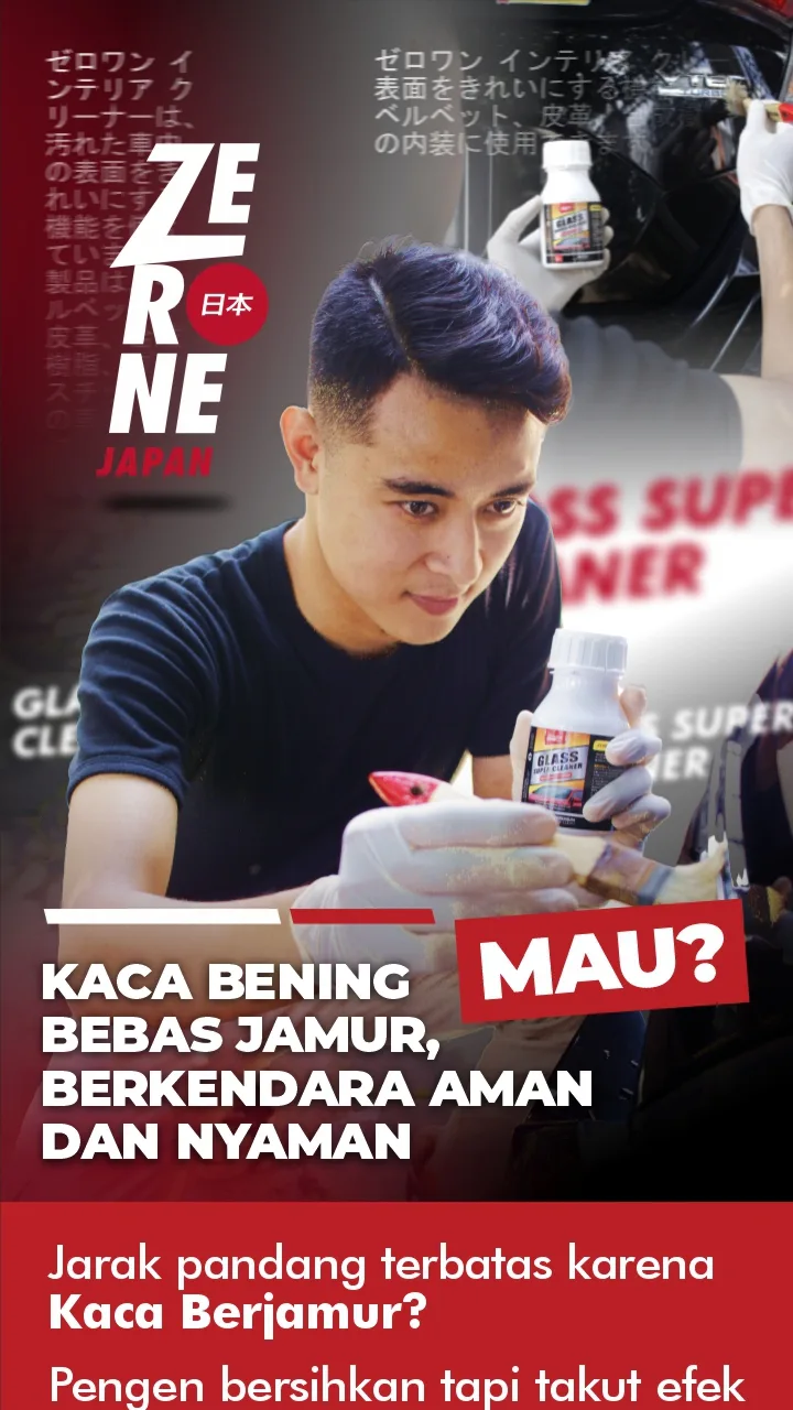 Zerone Glass Super Cleaner, keterangan bagian 1