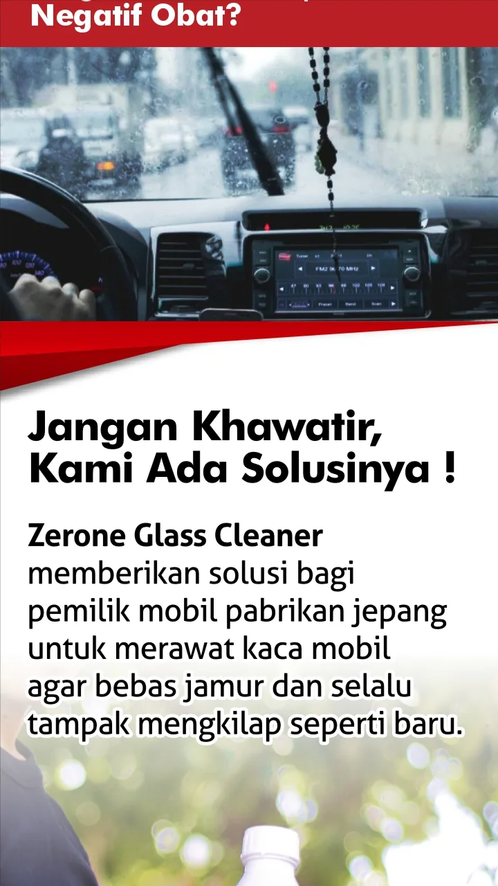 Zerone Glass Super Cleaner, keterangan bagian 2