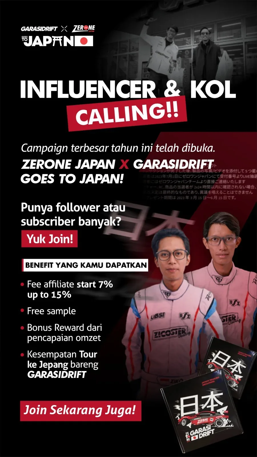Poster program affiliate Zerone Japan