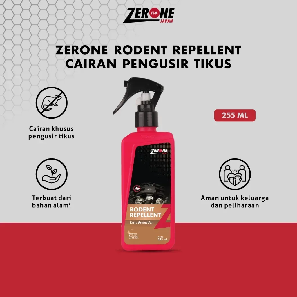 Zerone Rodent Repellent 255ml – Pembasmi Tikus Ampuh Aman
