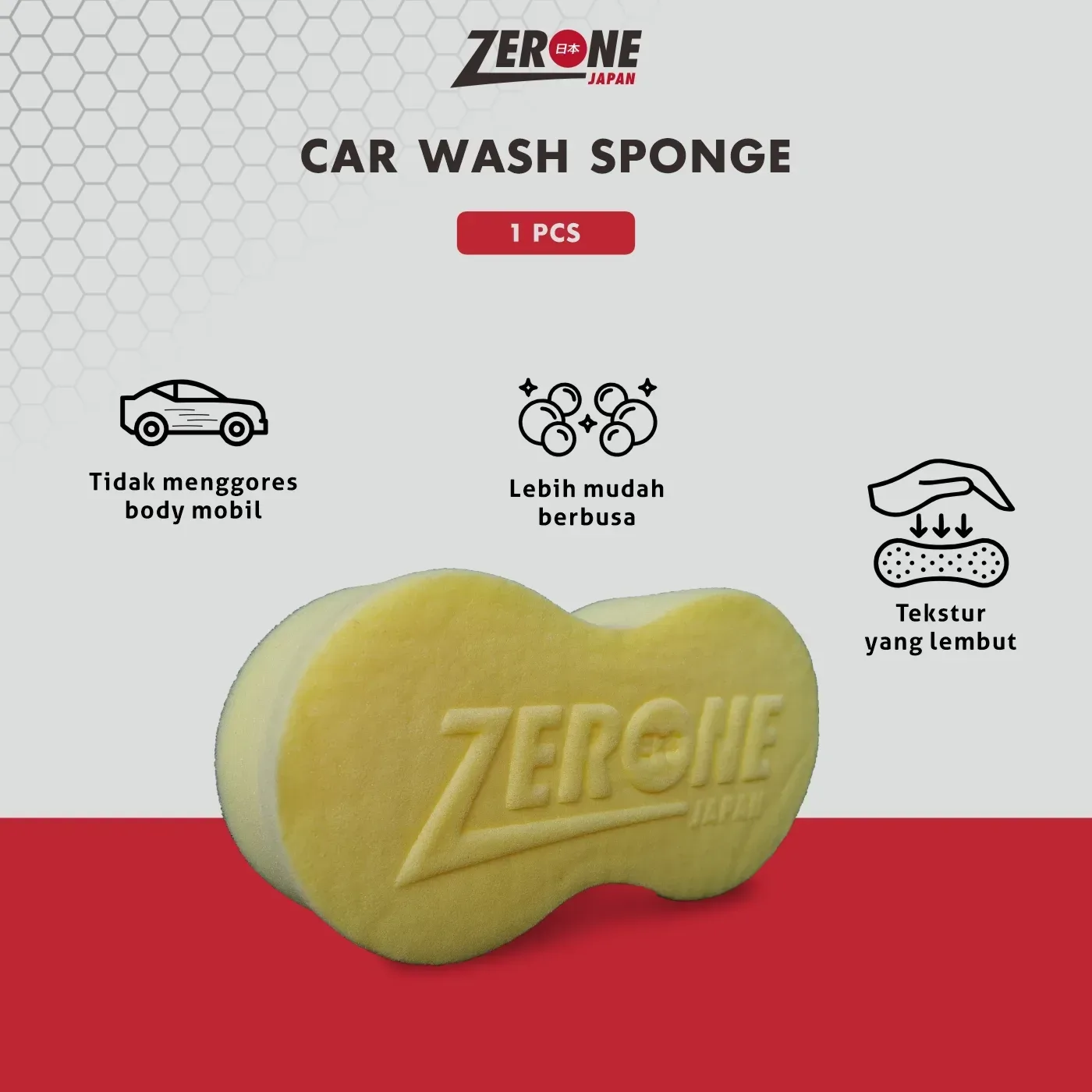 Zerone Car Wash Sponge – Busa Cuci Mobil