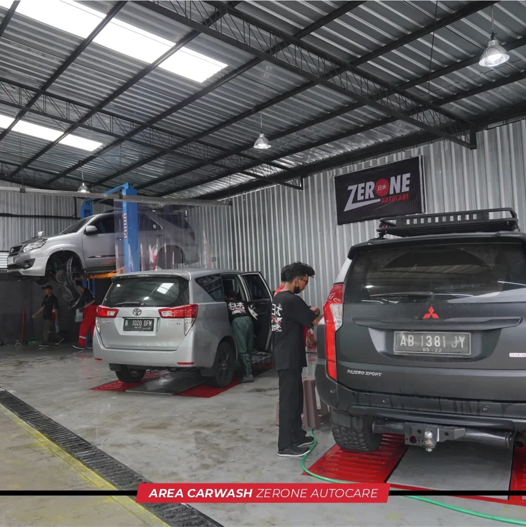 Area workshop Zerone Autocare Jogja