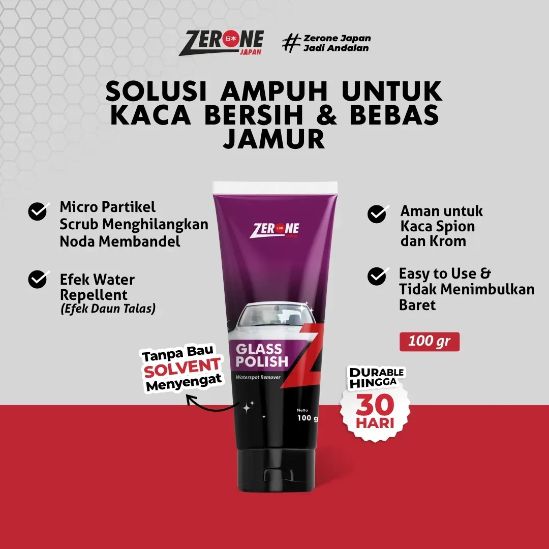 Zerone Glass Polish – Poles Kaca Mobil