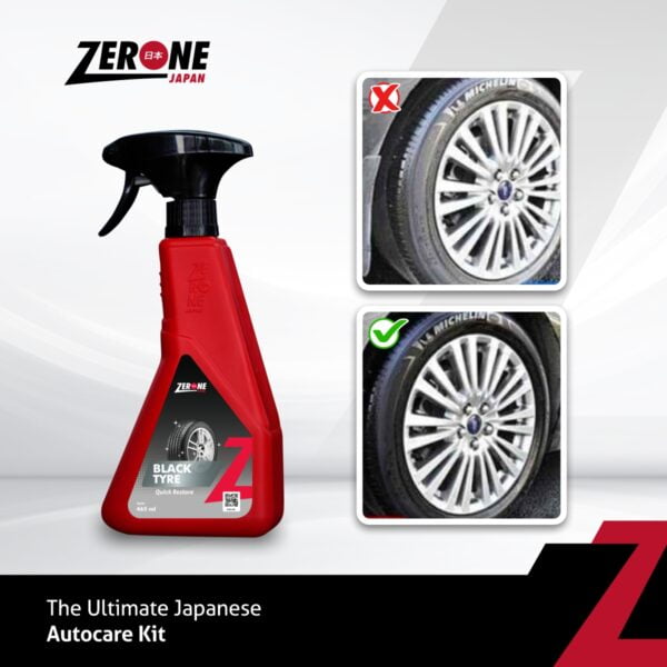 Zerone Japan - Black Tyre - Before & After