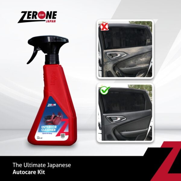 Zerone Japan - Interior Cleaner - Before-After