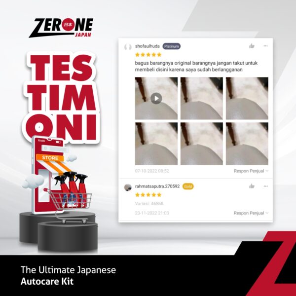 Zerone Japan - Interior Cleaner - Testi