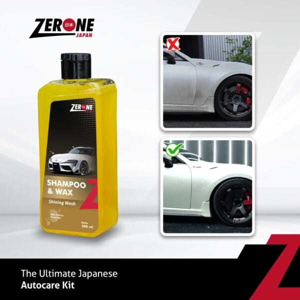 Zerone Japan - Shampoo & Wax - Before & After