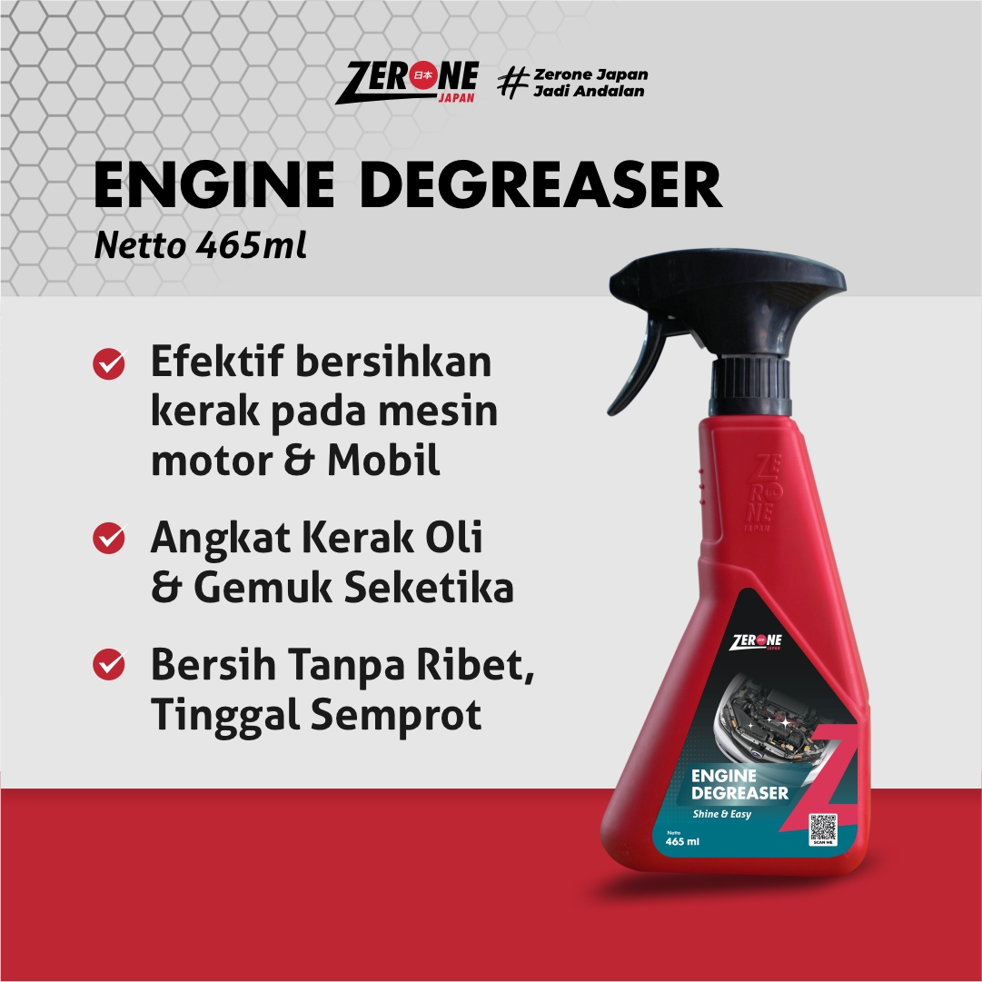 Zerone Engine Degreaser - Mesin Bersih Mengkilap