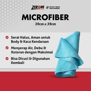Zerone Microfiber - Lap Anti Bodi Kendaraan Anti Baret